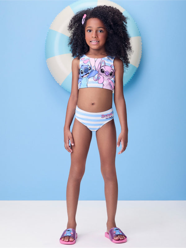 Stitch and Angel Striped Bikini