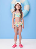 Hello Kitty and Flowers Neon Bikini