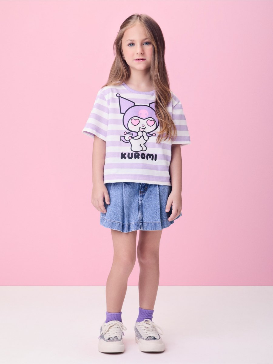 Kuromi Striped Blouse
