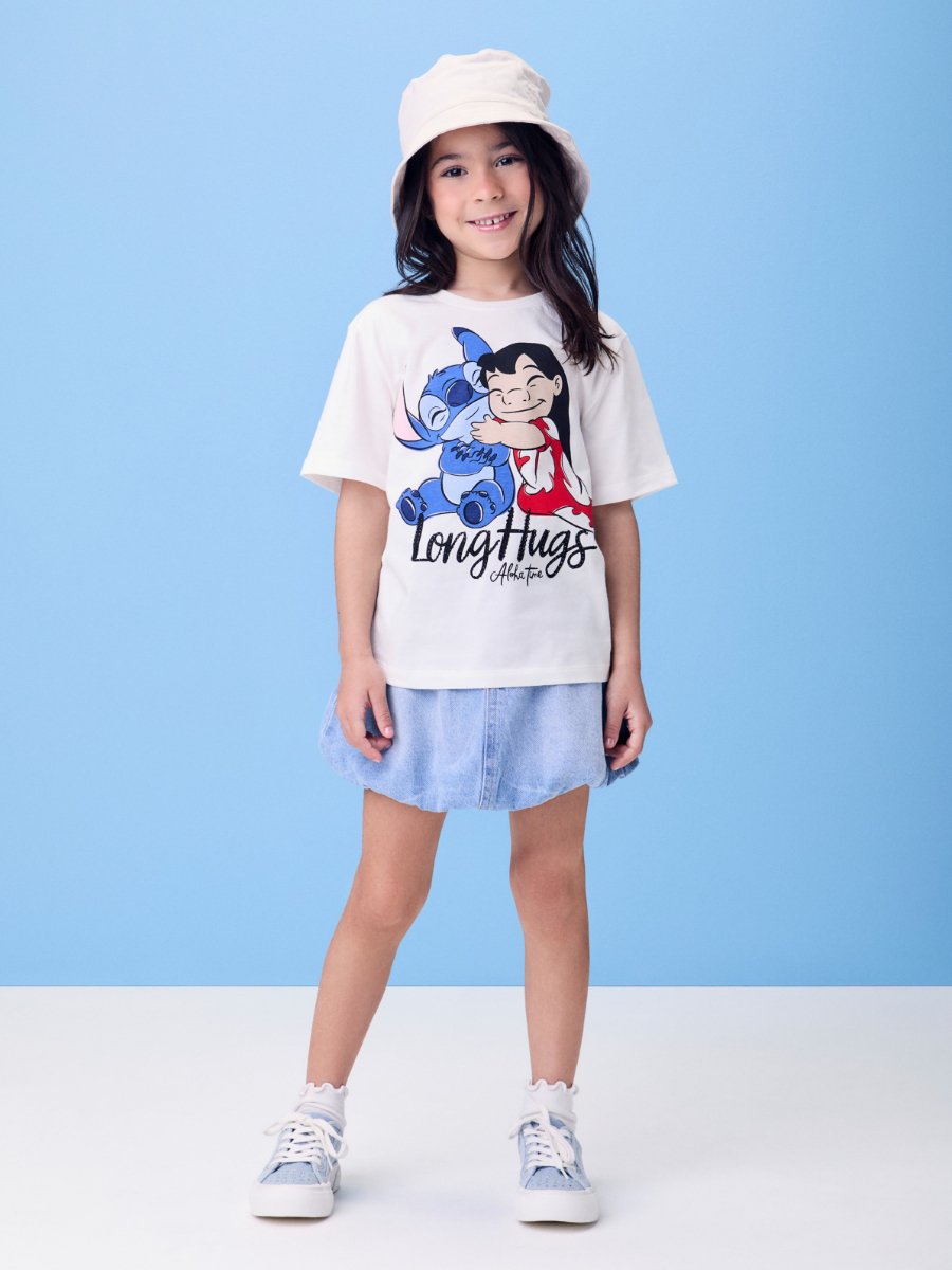 Balloon Skirt in Light Jeans