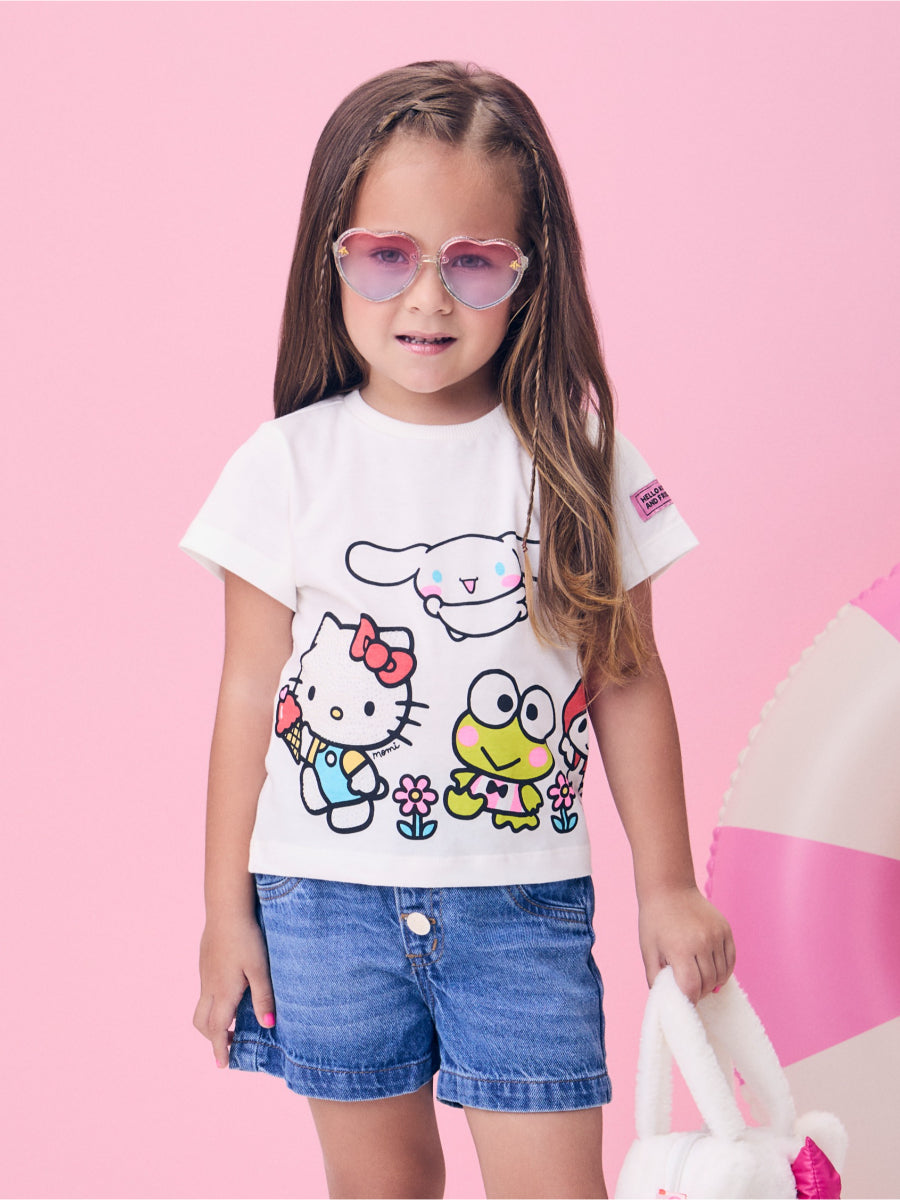 Hello Kitty and Friends Off White Blouse