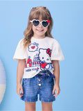 Hello Kitty Off Blouse with Stones