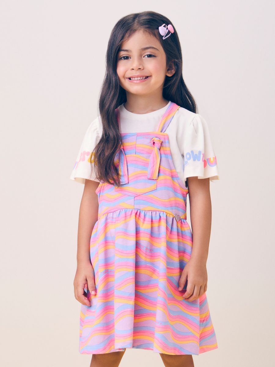 Rainbow Striped Salopet