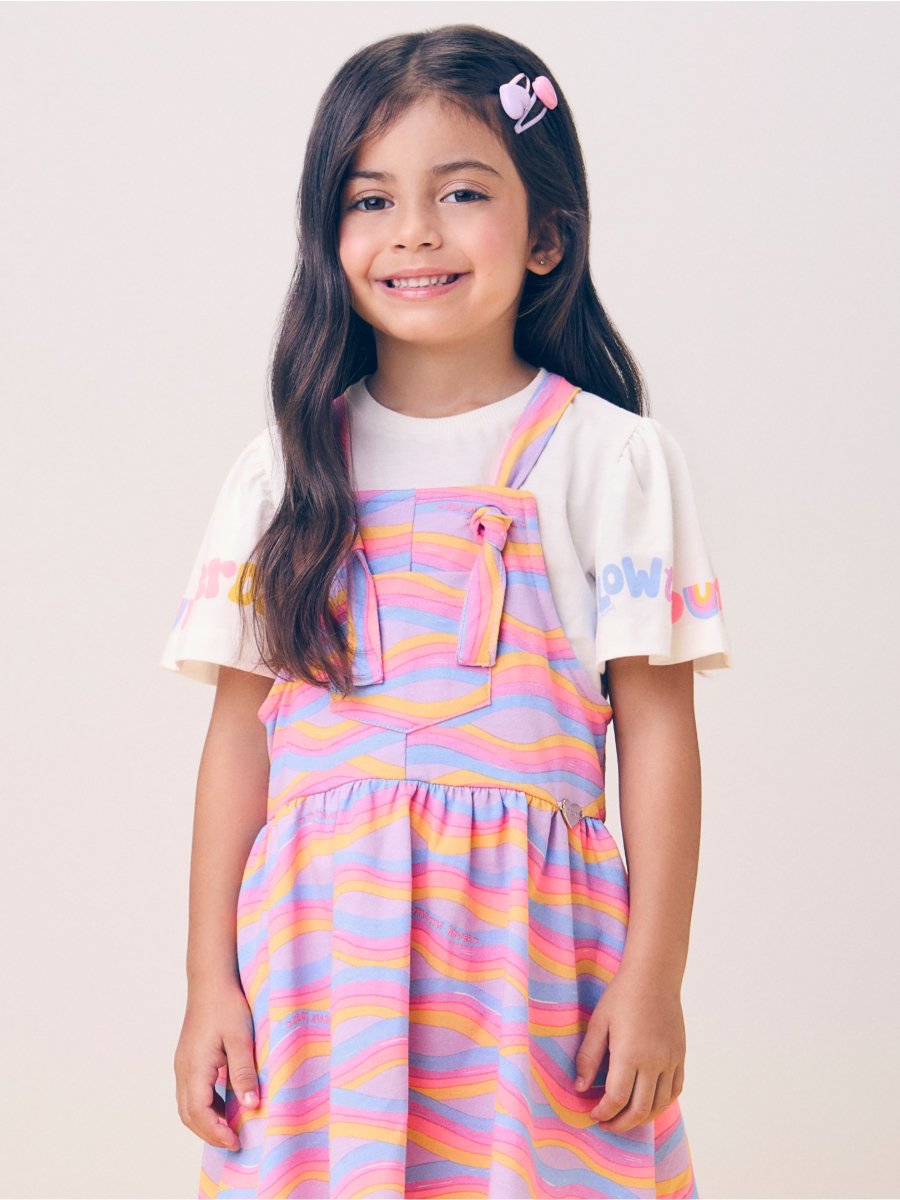 Rainbow Print Blouse