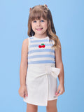 Striped Tank Top with Cherry Patch