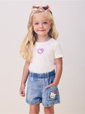 Hello Kitty Off Ribbed Blouse