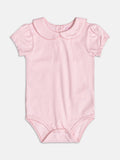 Pink Bodysuit with Doll Collar