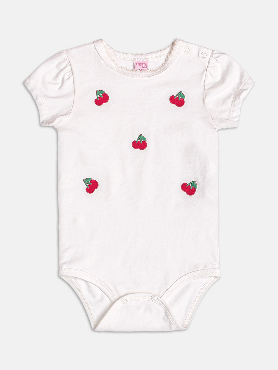 Body Off with Cherries Embroidery