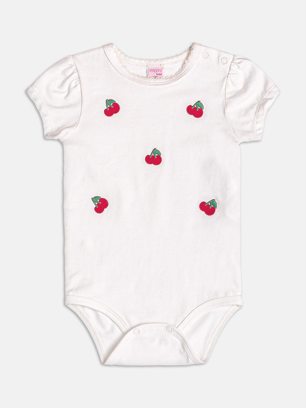 Body Off with Cherries Embroidery