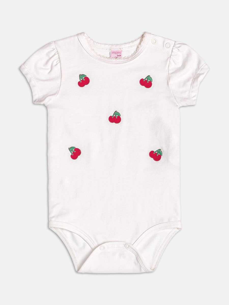 Body Off with Cherries Embroidery