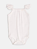 Off White Ribbed Bodysuit