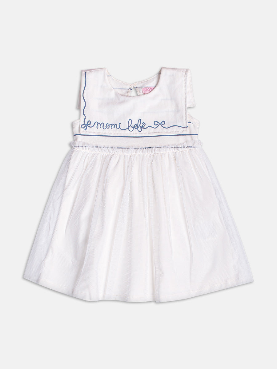 Off Dress with Marine Collar