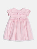 Pink Tulle Dress with Bows