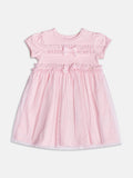 Pink Tulle Dress with Bows