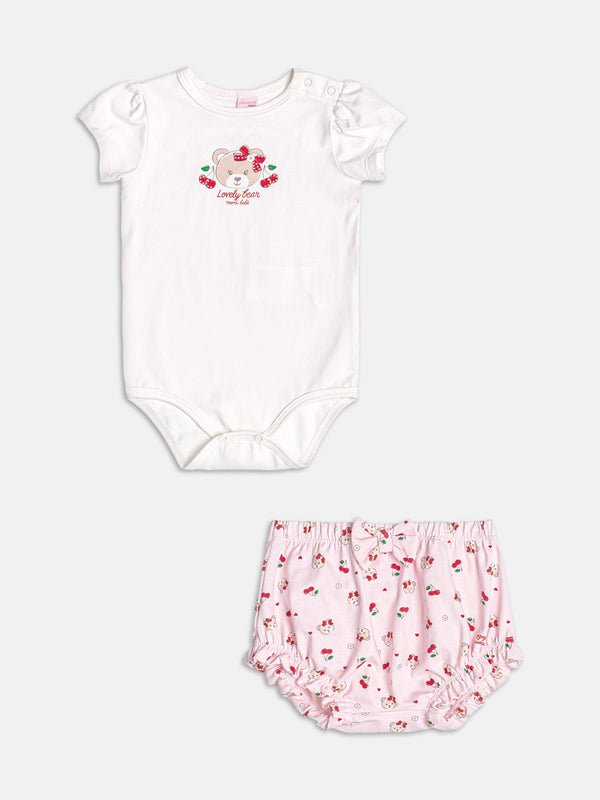 Baby Cherry Set with Doll Collar