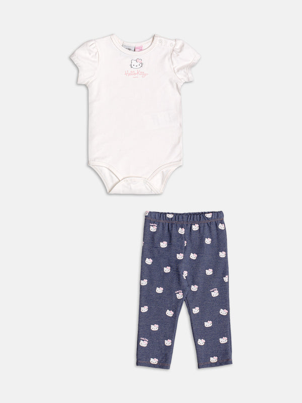 Hello Kitty Blue Denim Set