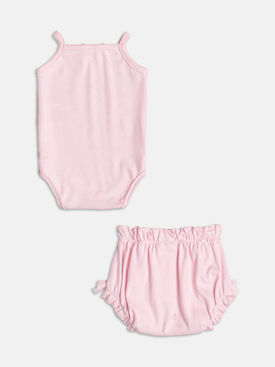 Pink Set with Tulle Bow