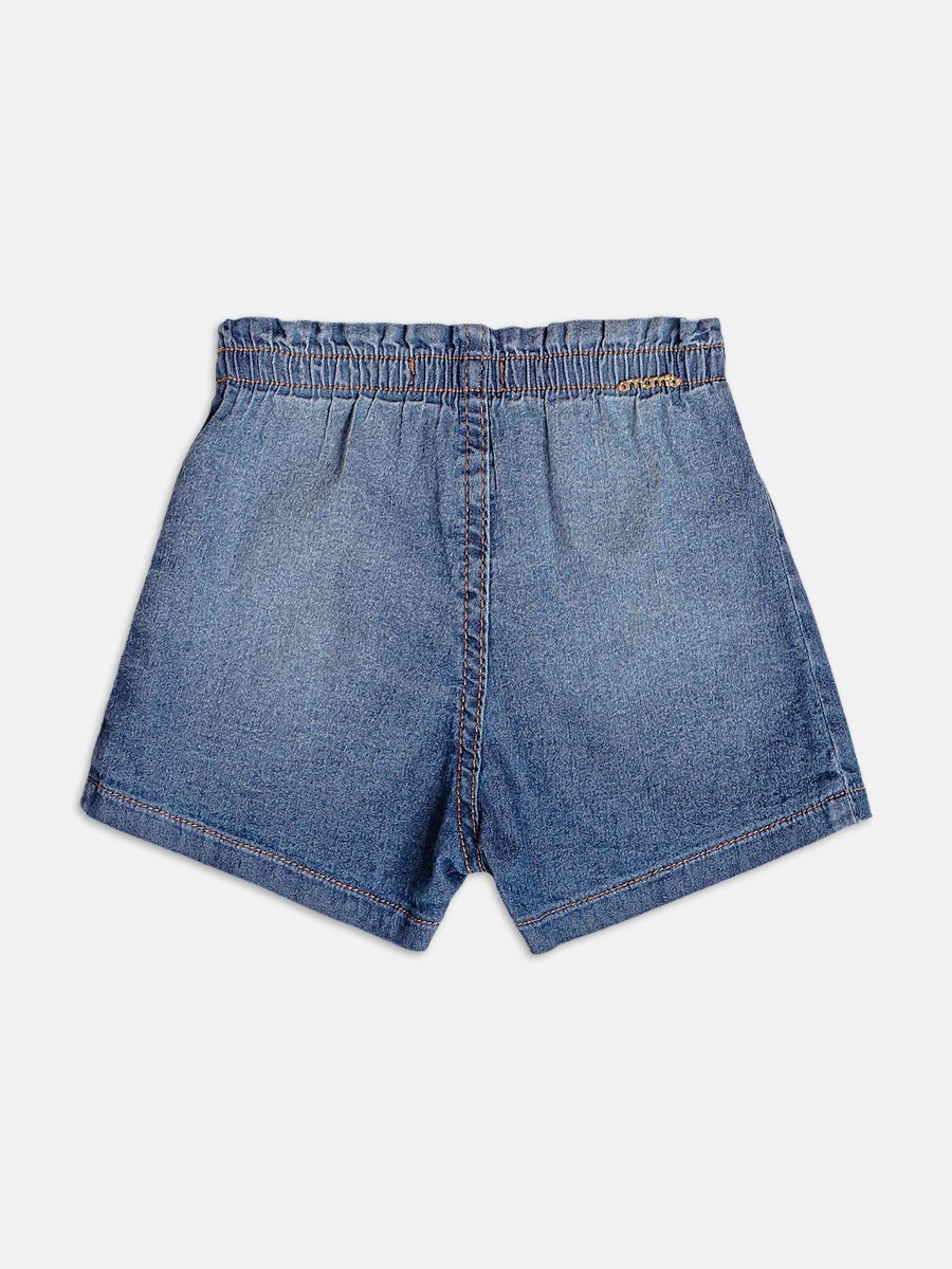 Jeans Shorts with Pendant