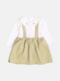 Girls Velvet Dress with Collar