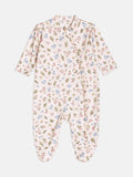 Girls Floral Romper with Ruffle
