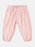 Girls Satin Pants with Bow