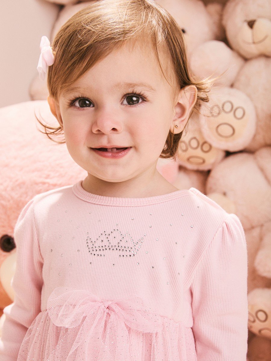 Momi Girls' Dress – Tulle with Ruffles