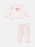 Girls Teddy Bear Sweatsuit Set