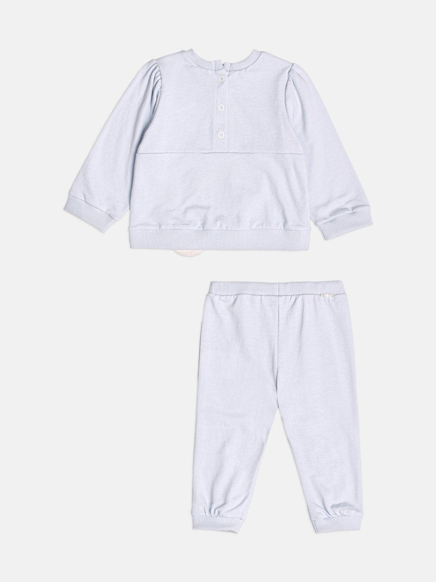 Girls Teddy Bear Sweatsuit Set