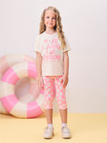 Neon Pink Floral Set