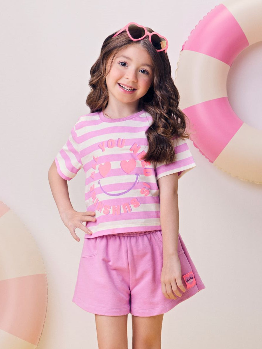 Smile Clochard Striped Set