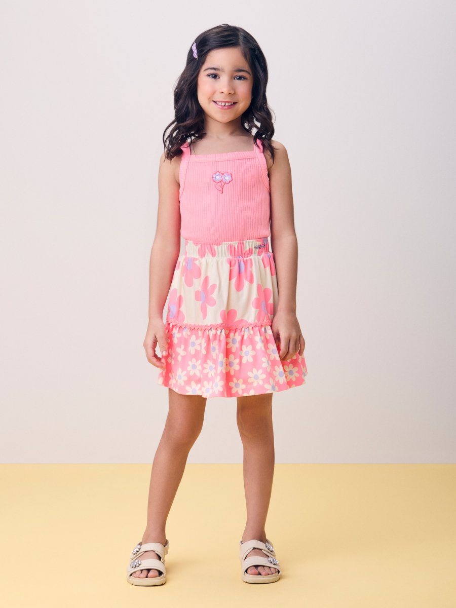 Set with Little Flowers Patch