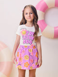 Set with Floral Smile Patch