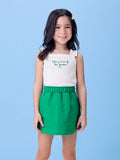 Green Set with Little Flowers