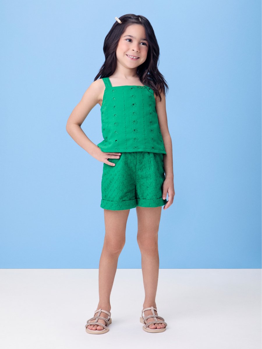 Green Laise Set with Bar