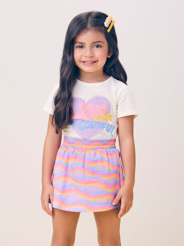 Rainbow Set with Rhinestones