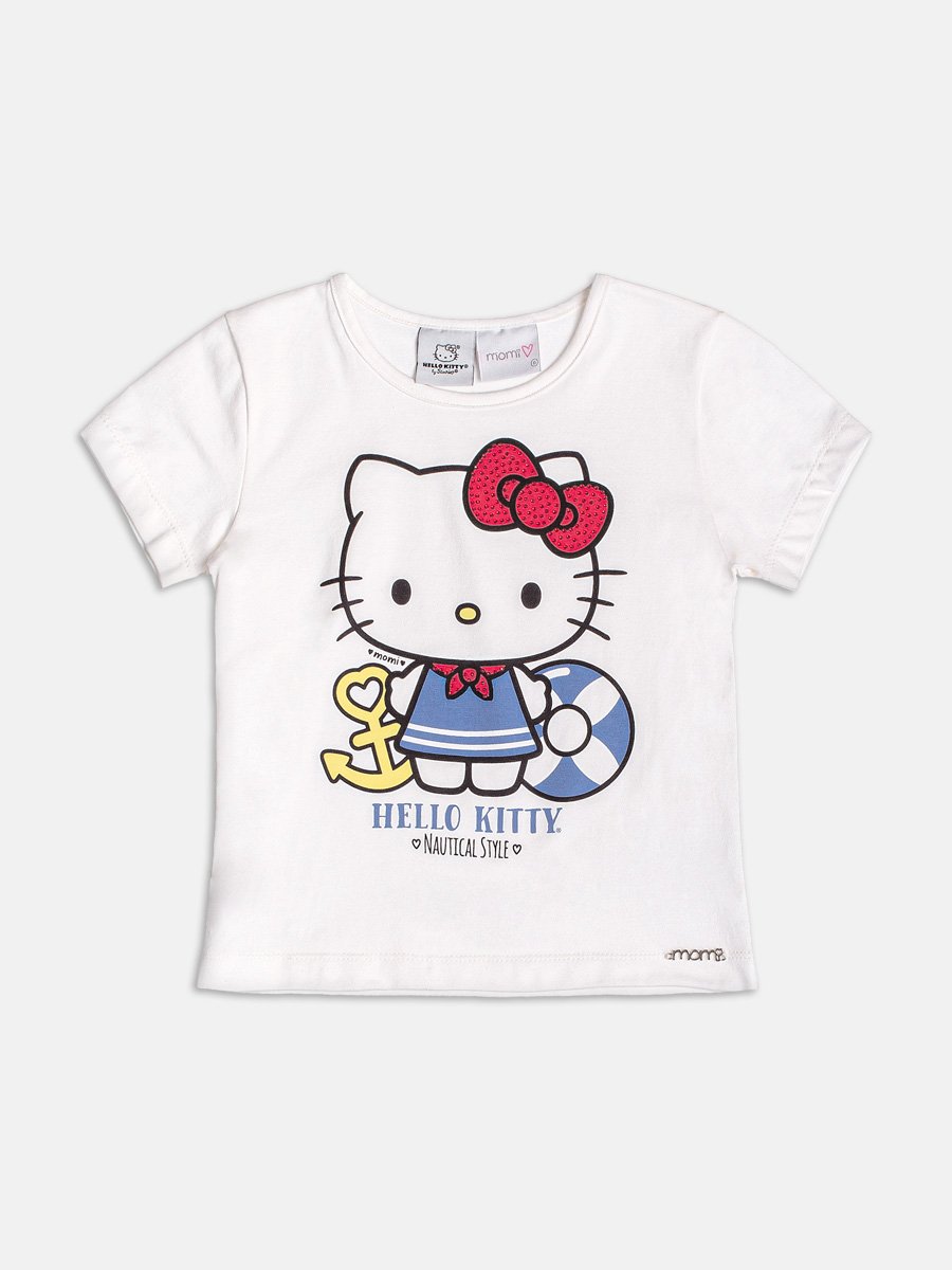 Hello Kitty Navy Blouse with Rhinestones