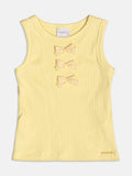 Ribbed Tank Top with Bows
