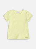 Melon Green Ribbed Basic Blouse