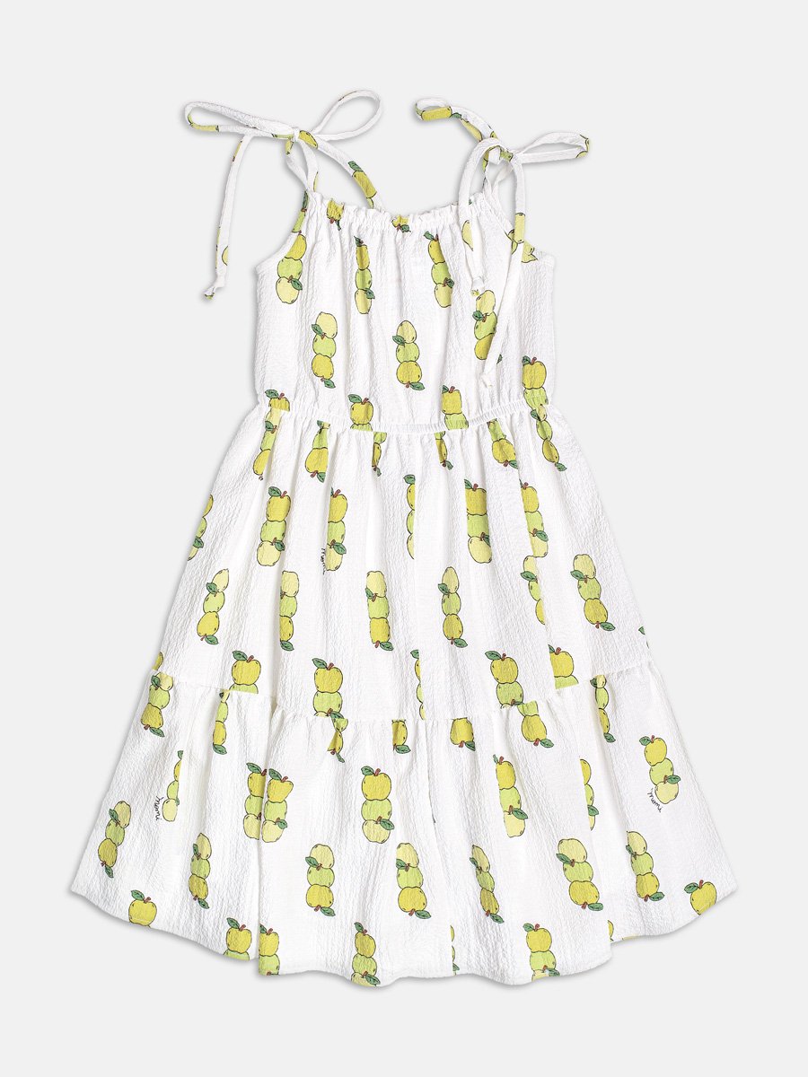 Apple Green Ruched Dress