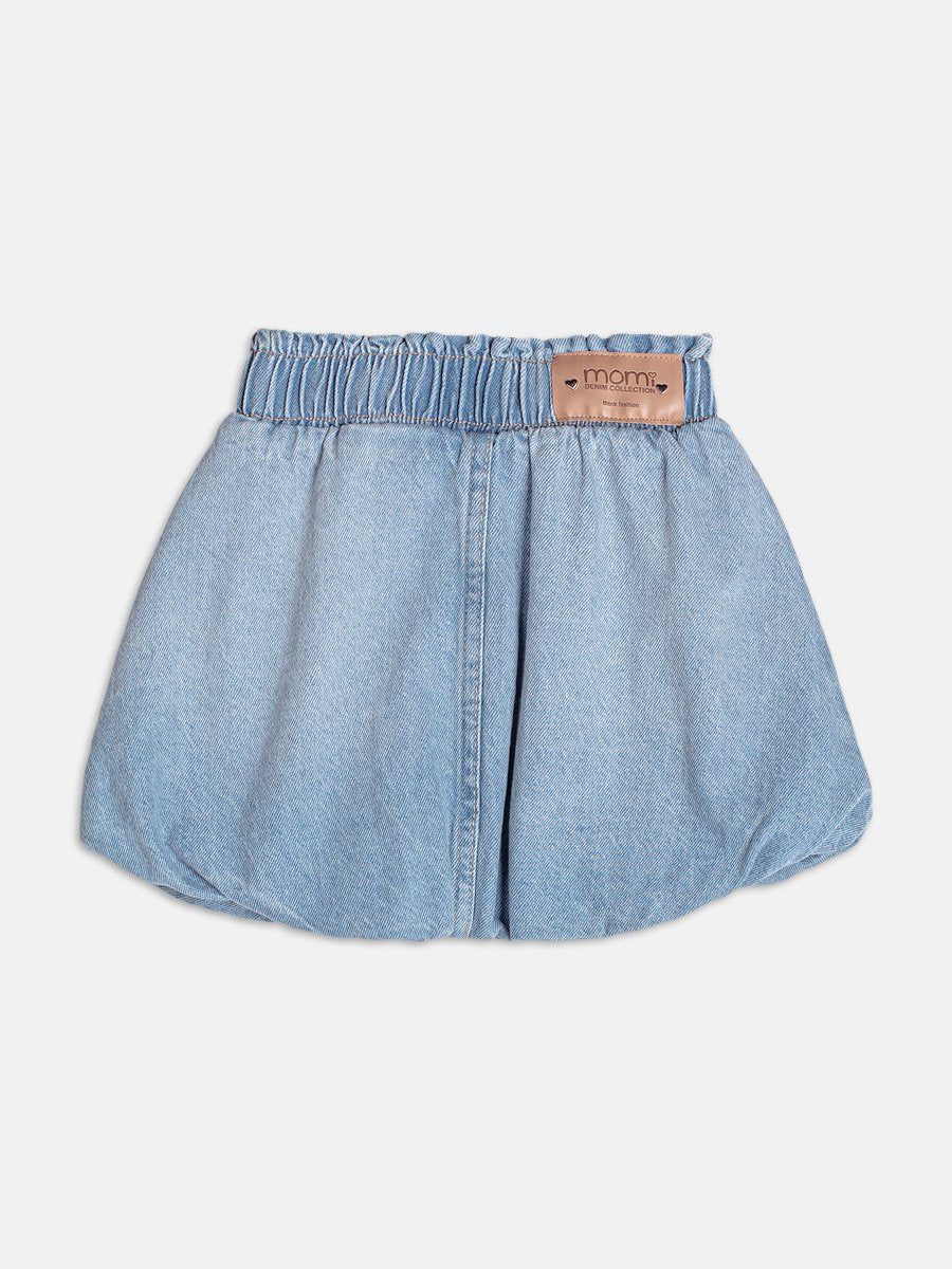 Balloon Skirt in Light Jeans