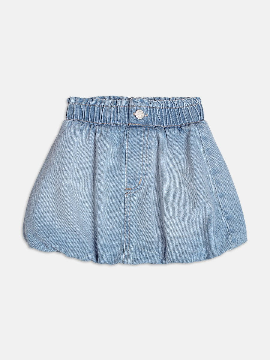 Balloon Skirt in Light Jeans