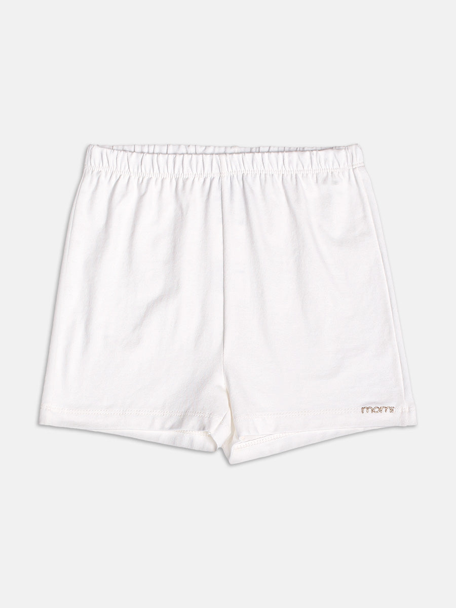 Basic Off White Shorts