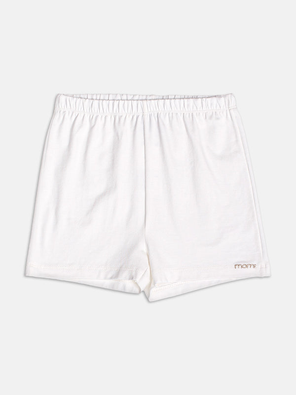 Basic Off White Shorts