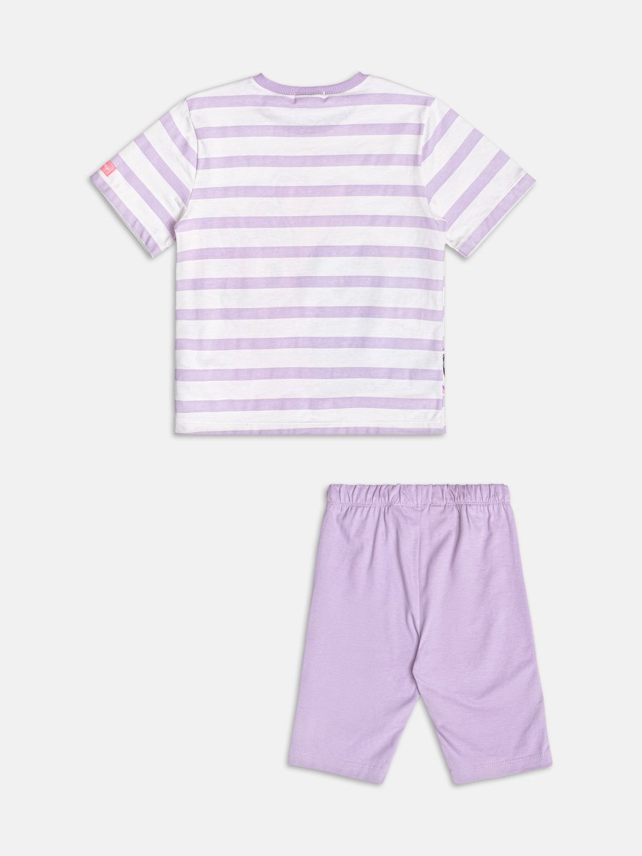 Stitch and Angel Striped Set