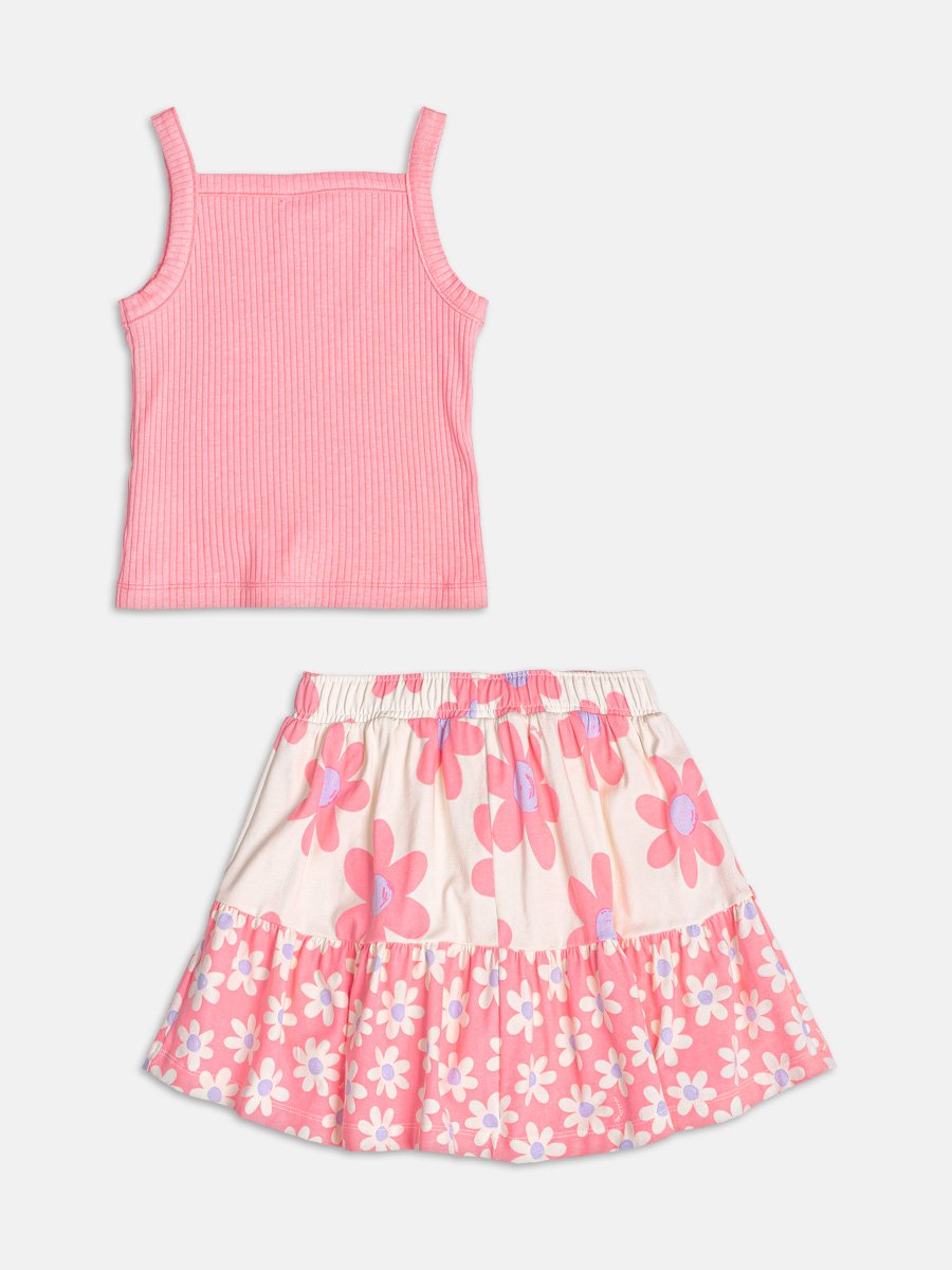 Set with Little Flowers Patch