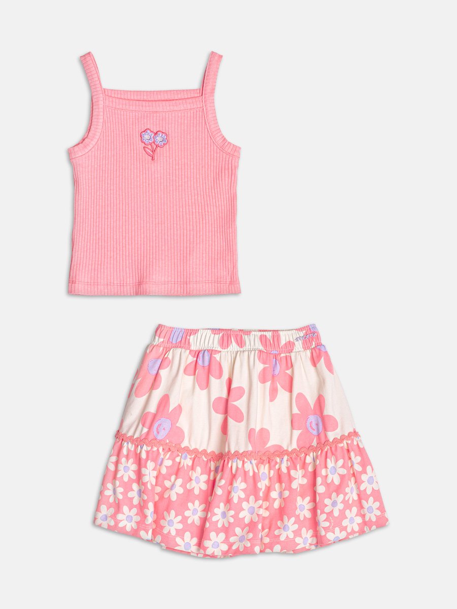 Set with Little Flowers Patch