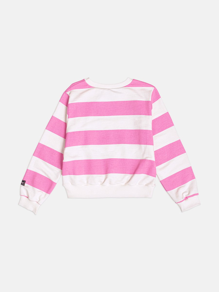 Momi Girls' Jacket – Striped Chip 'n' Dale