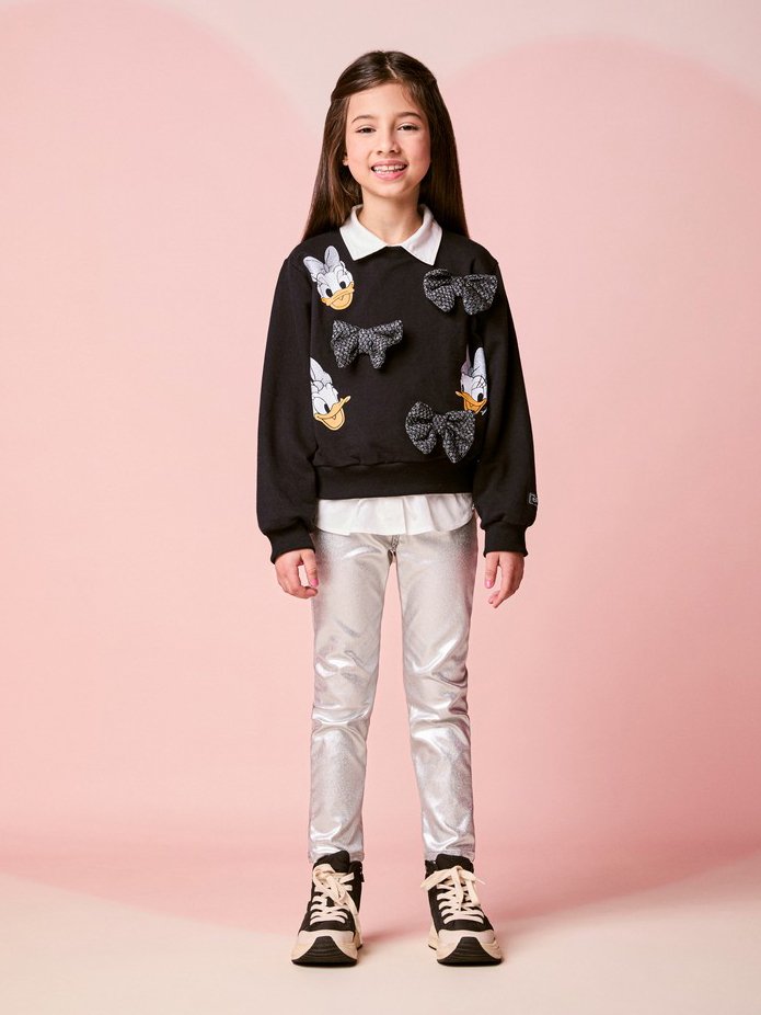 Momi Girls' Jacket – Daisy with Bows
