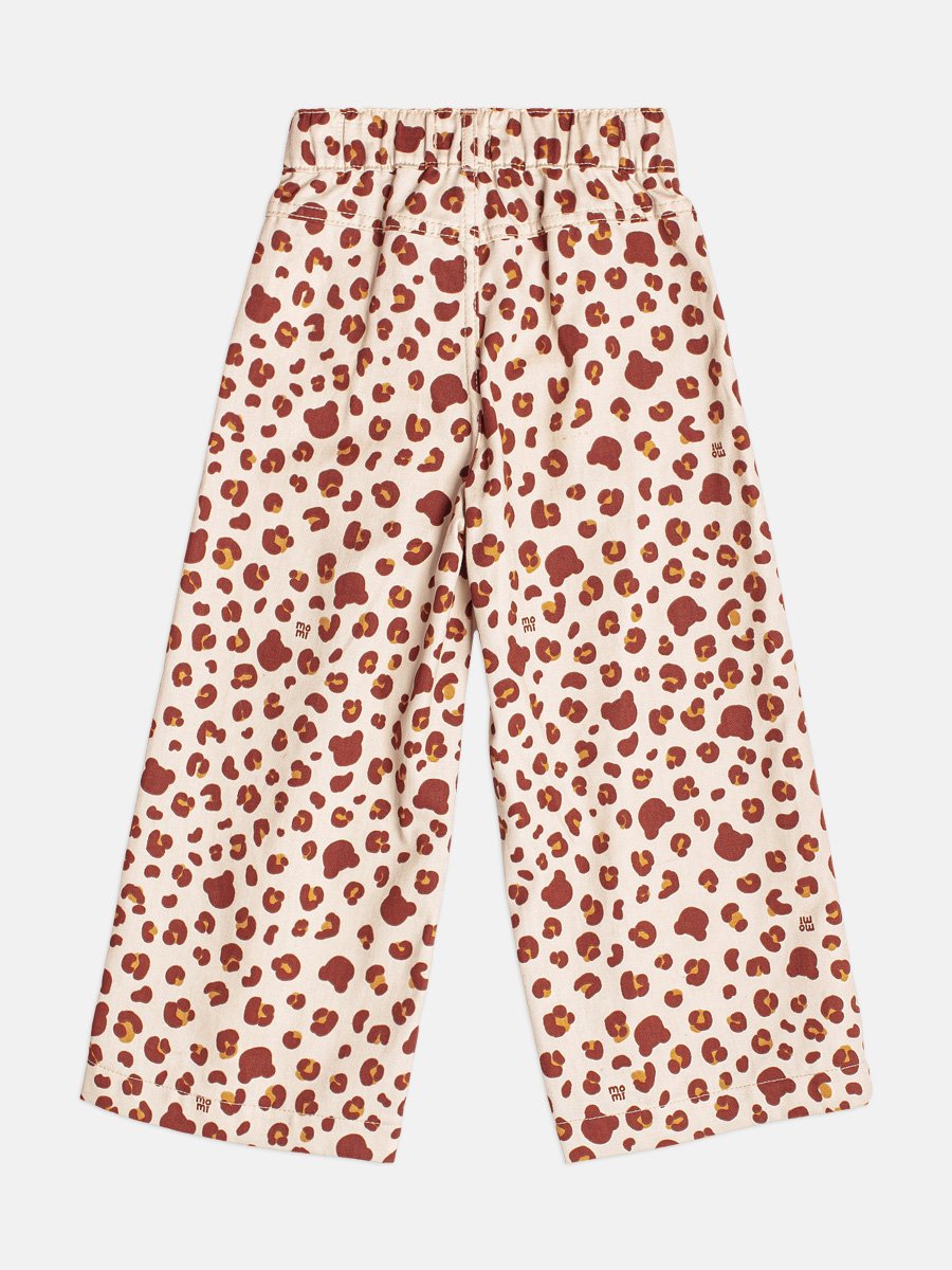 Momi Girls' Pants – Twill Bear Print