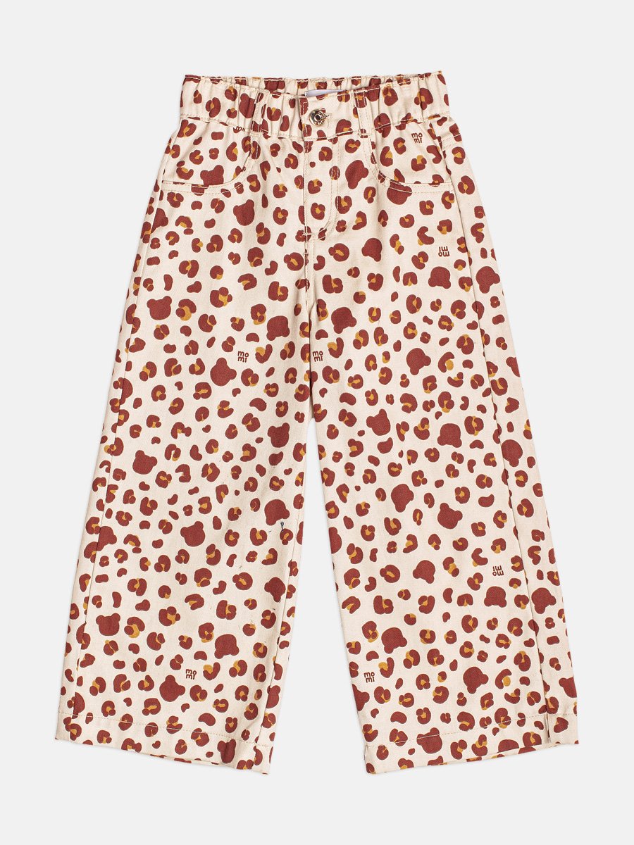 Momi Girls' Pants – Twill Bear Print